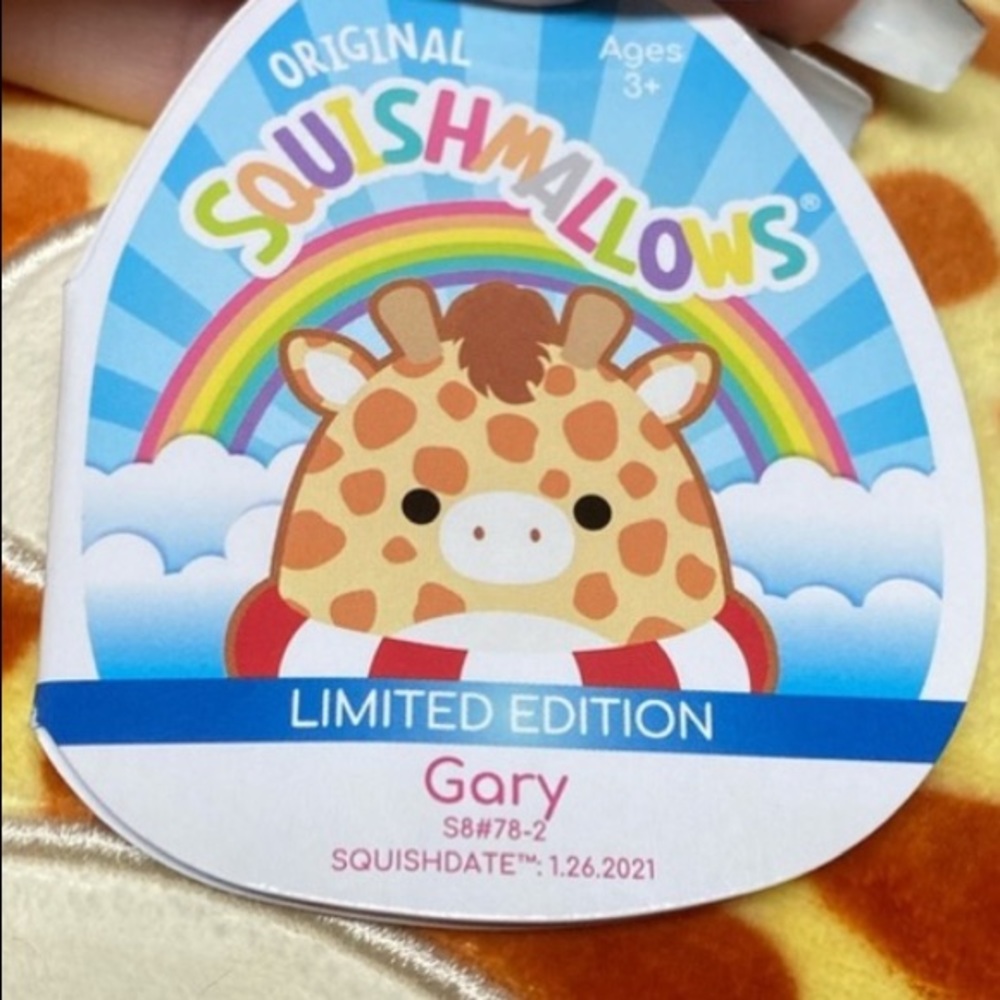 Squishmallows ♥️Limited Edition Gary the Giraffe limited summer edition - Picture 2 of 3